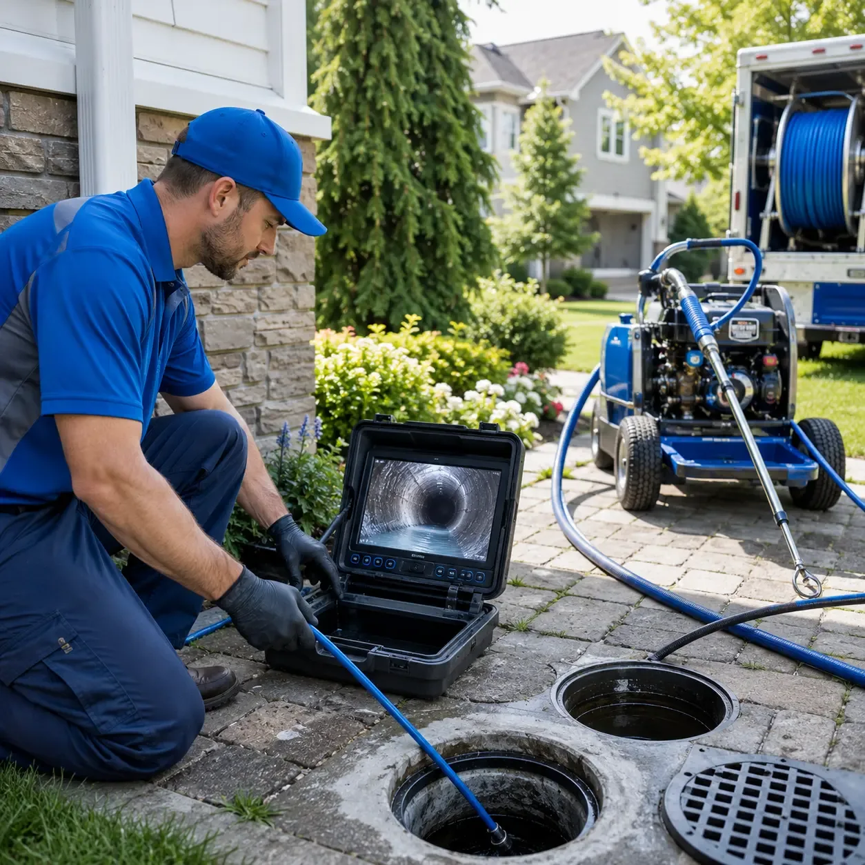 Outdoor drain cleaning professionals serving Barco, NC